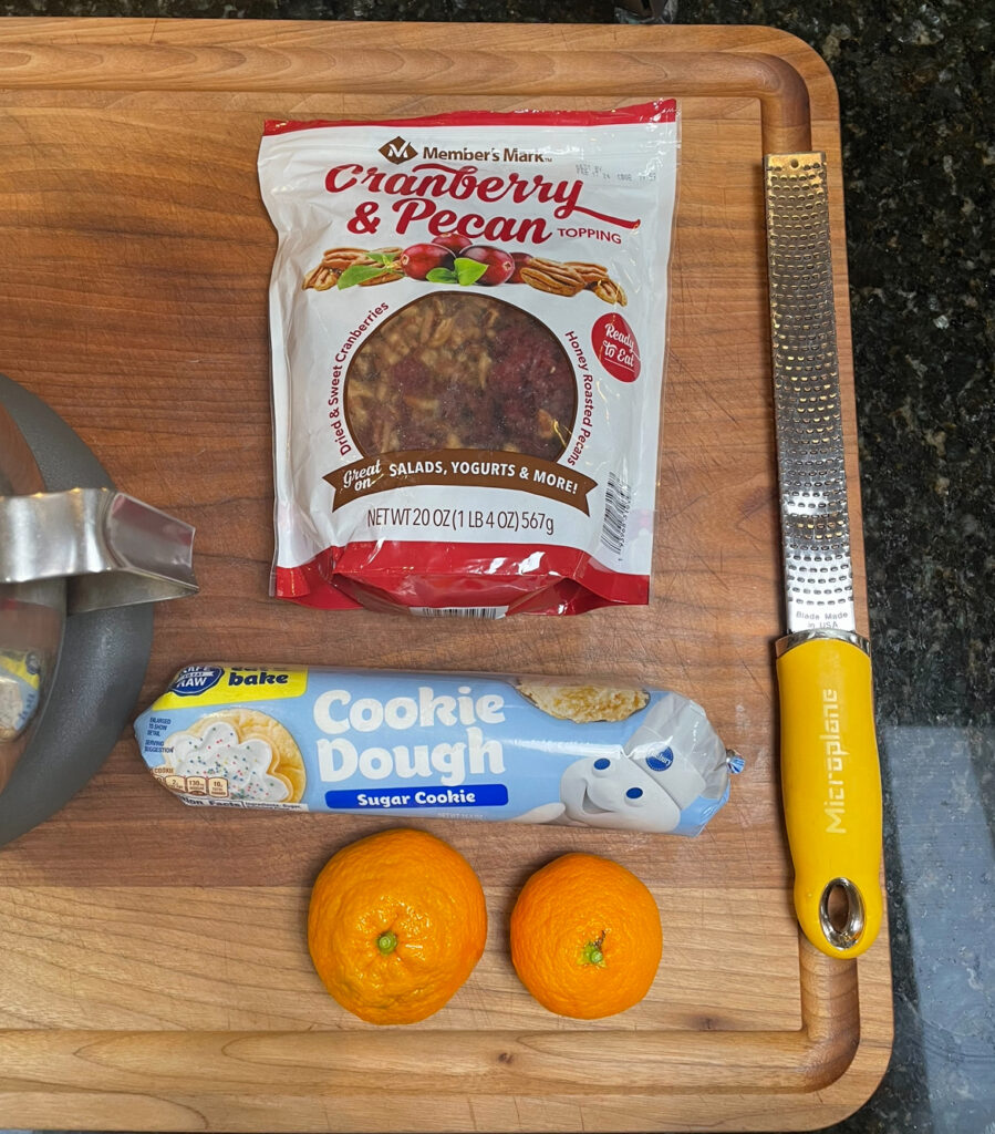 The only ingredients needed for this easy and delicious sugar cookie.