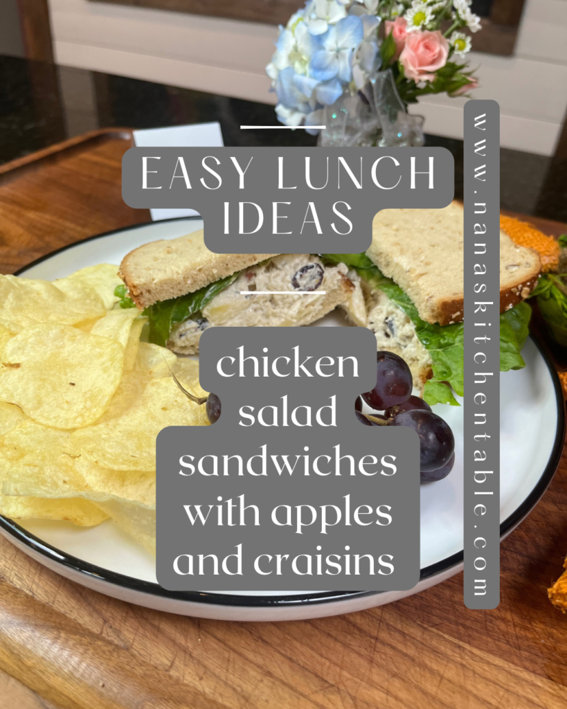 Chicken salad sandwiches.