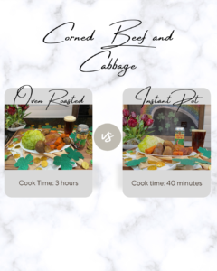 Corned Beef and Cabbage: Oven Roasted vs Instant Pot
