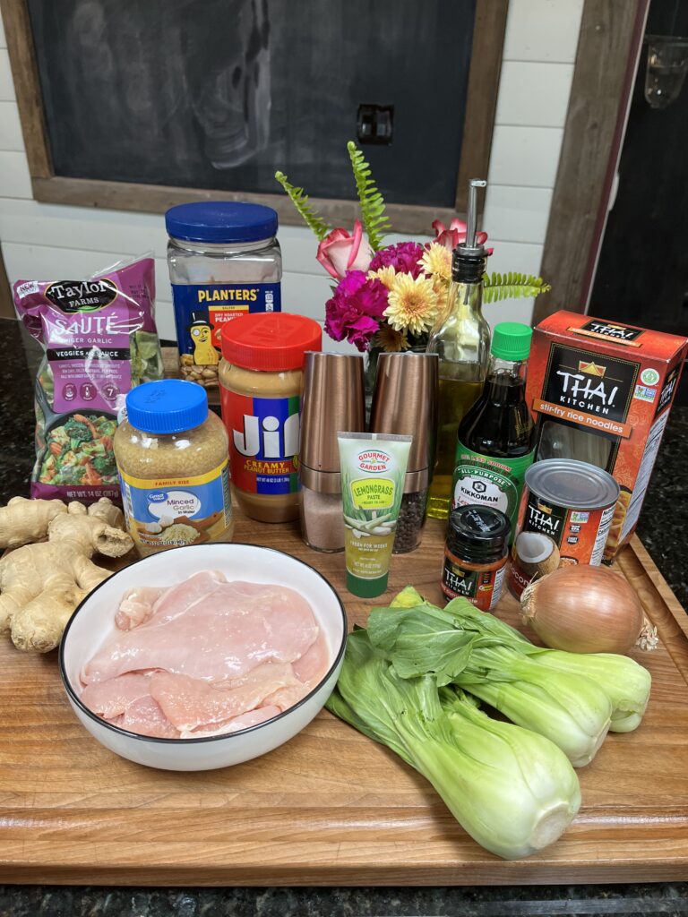 Ingredients for Stir-Fry.