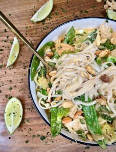 Thai Chicken and Vegetable Packed Stir-Fry with Peanut Butter