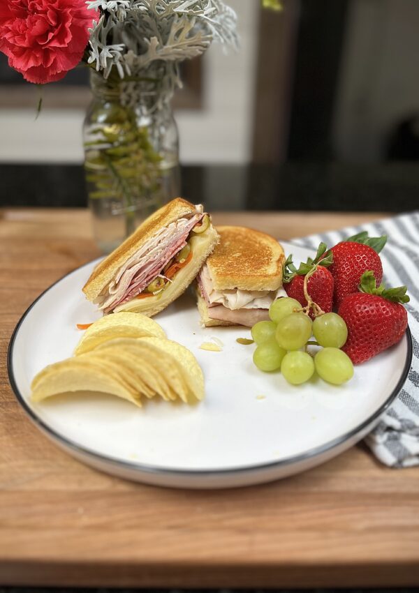 Muffuletta panini